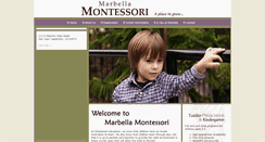 Desktop Screenshot of marbellamontessori.com